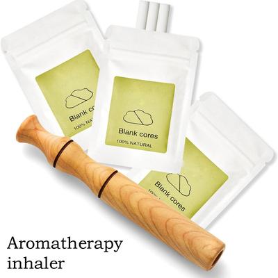 Aromaterapeutyczny inhalator do olejków eterycznych, inhalator do rzucania palenia, drewniany osobisty dyfuzor do olejków eterycznych
