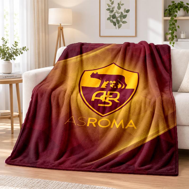 AS Roma Printed Flannel Blanket Warm Comfort Bed Throw For Indoor Home Decoration