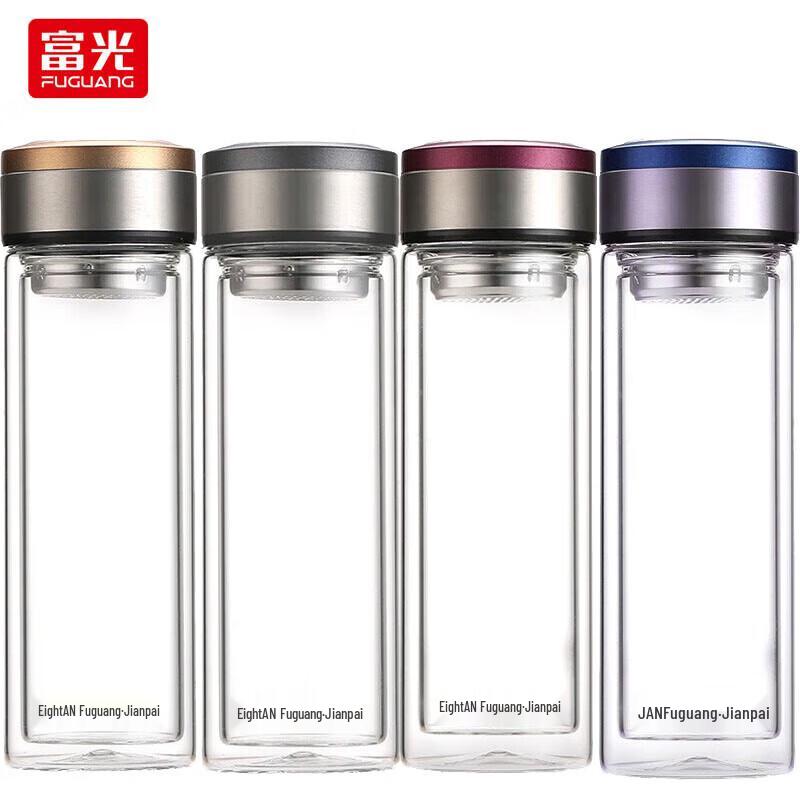 FUGUANG Ruidong Double-Layer Glass Travel Mug