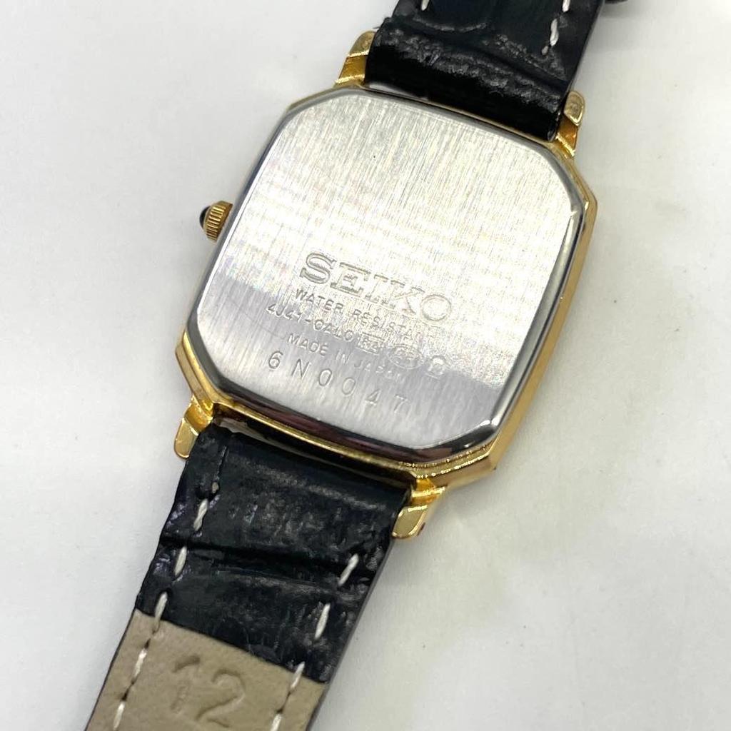 [USED] SEIKO 4J41-0AL0 Gold Working Strap Replaced