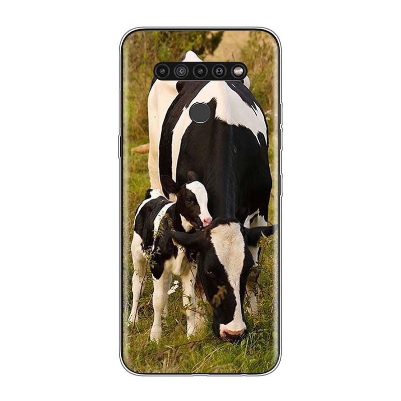 

Милый чехол для телефона с изображением коровы для LG V60 V50S V50 G8X G8S G8 G7 ThinQ 5G K61 K51S K41S K30 K20 Q60 Q9 LG V60 ThinQ 5G