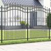Garden Fence KAMPEN 240 x 202.5 cm Mesh Powder Coated Steel