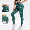 Peach-Enhancing Tie-Dye High-Waist Yoga Leggings for Women