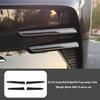 For BYD Song Plus DMI Seal U Sealion 6 Car Fog Light Garnish Black Warrior Grille Sticker Kit Car Accessories