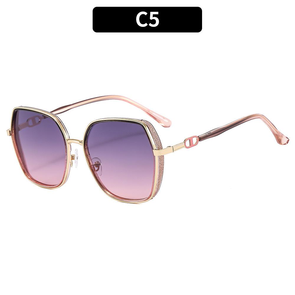 

Женские поляризационные солнцезащитные очки высокой четкости с яркими краями и защитой от УФ-излучения. Солнцезащитные очки интернет-знаменитостей. C5