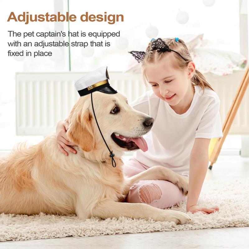 

Питомец Матросская Шляпа Белая Капитанская Шляпа для Собаки Регулируемый Нарядный Головной Убор Реквизит для Фотографий Кот Щенок Военно-Морской Хэллоуин Костюм Аксессуары United States