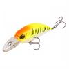 Body Floating Crankbait with Rattle Beads and Treble Hooks, Long Fishing