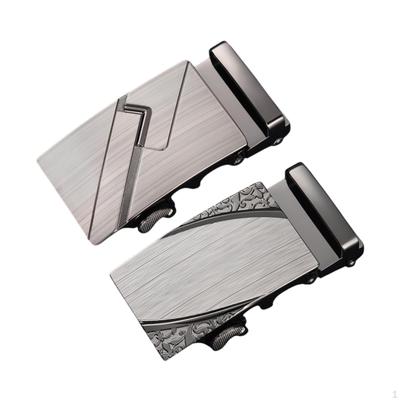 2Pcs Mens Belt Buckles Replacement Compact Slide for Pants Business Suit
