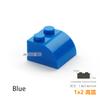 20pcs/lot DIY Blocks Building Bricks Radian 1X2 Educational Assemblage Construction Toys for Children Size Compatible With Brand