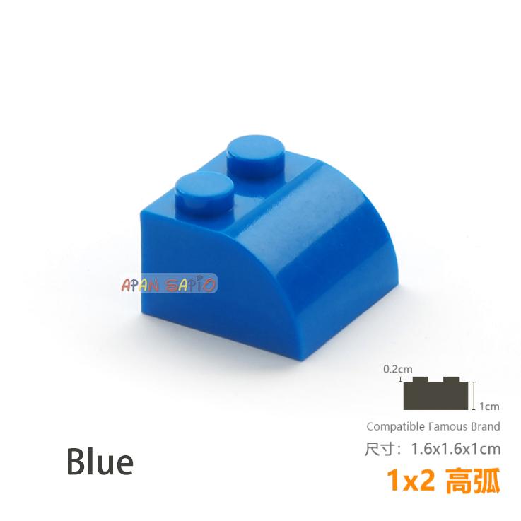 

20pcs/lot DO-IT-YOURSELF Blocks Constructing Bricks Radian 1X2 Learning-Focused Assemblage Construction Toys ideal for синій