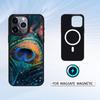 Peacock Phone Case For iPhone 17,16,15,14,13,12,Pro,Max For Magsafe Magnetic Wireless Charging