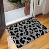 1 Stück Trendige und coole Leopardenmuster-Fußmatte, Geeignet für den Eingang Ihres Zuhauses. Fußmatte mit Druckmuster für Decora Indoor