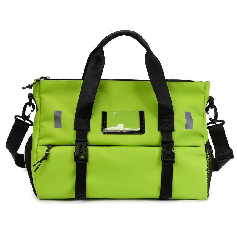 

Large-capacity Travel Bag Dry and Wet Separation Yoga Bag Trendy Fitness Bag Lightweight Waterproof Swimming Bag зелений