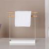 Stable Vertical Towel Holder Metal Towel Drying Rack Free Standing Towel Rack  for Home