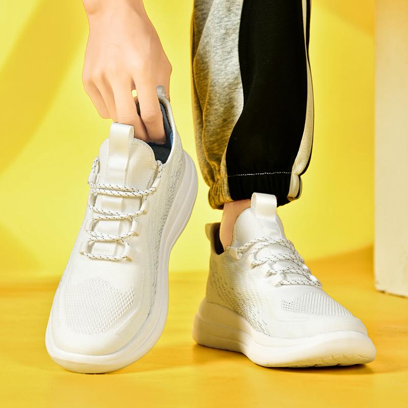 Fashion Chunky Sneakers Men Training Shoes Breathable Running Shoes Fashion Jogging Casual Shoes Slip On Walking Plus Size 48 Mesh Shoes