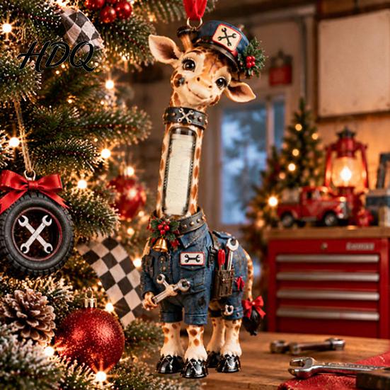 Gift Gadgets for Friends Colleagues Giraffe Christmas Money Holder Ornament Acrylic Cash Clip Hanging Decor Ornaments Tree Bag Car Cute Career