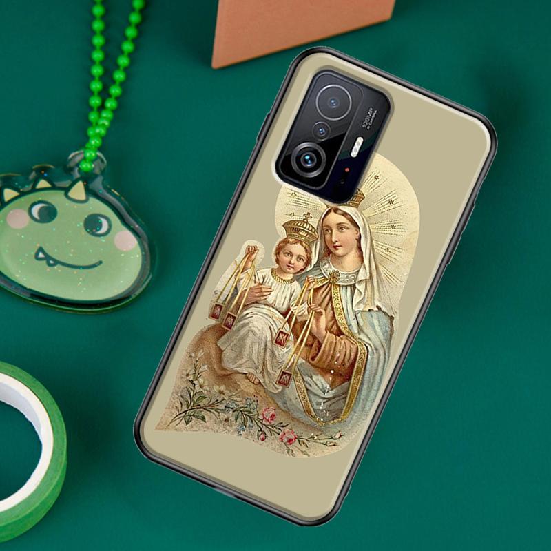 Immaculate Conception Virgin Mary Jesus Case For POCO F5 X5 X3 Pro X4 F4 GT F3 C40 Cover For Xiaomi 13 12 Lite 11T 12T Pro 12X