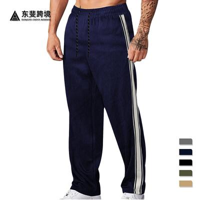 Casual Corduroy Striped New Sports Loose Fashion Casual Pants Sports Trousers