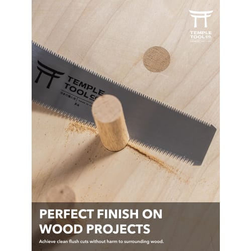 [Pod dohledem amerických DIY odborníků] Temple Tool Kolíková pila, 150 mm, Oboustranná, Vyměnitelné čepele, Přesná pila, Bez svorky, pro DIY dřevoobrábění