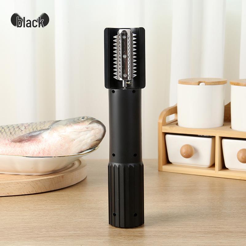 

Беспроводная электрическая рыбочистка: Бытовой и Коммерческий Инструмент для Удаления Накипи чёрный