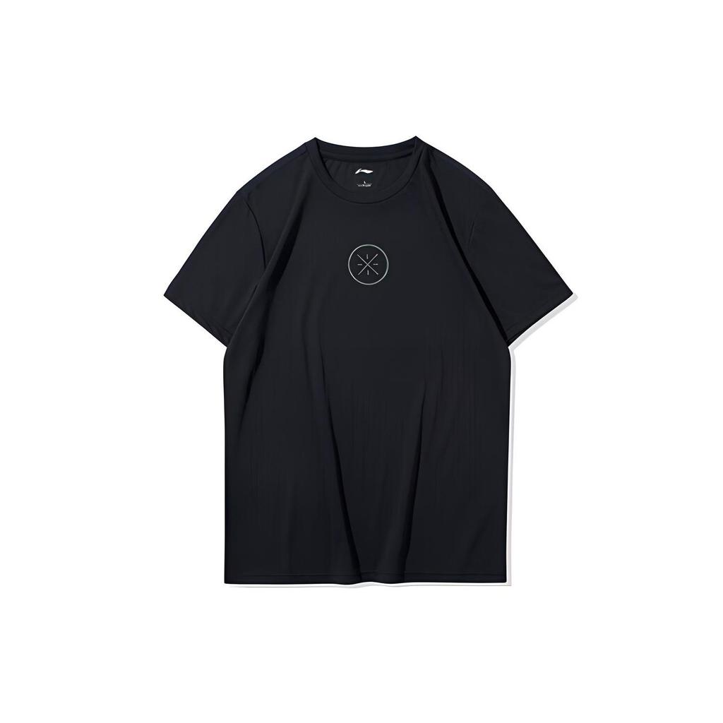 Li Ning Wade Collection T Shirt Men's New Standard Black ATSQ285-3