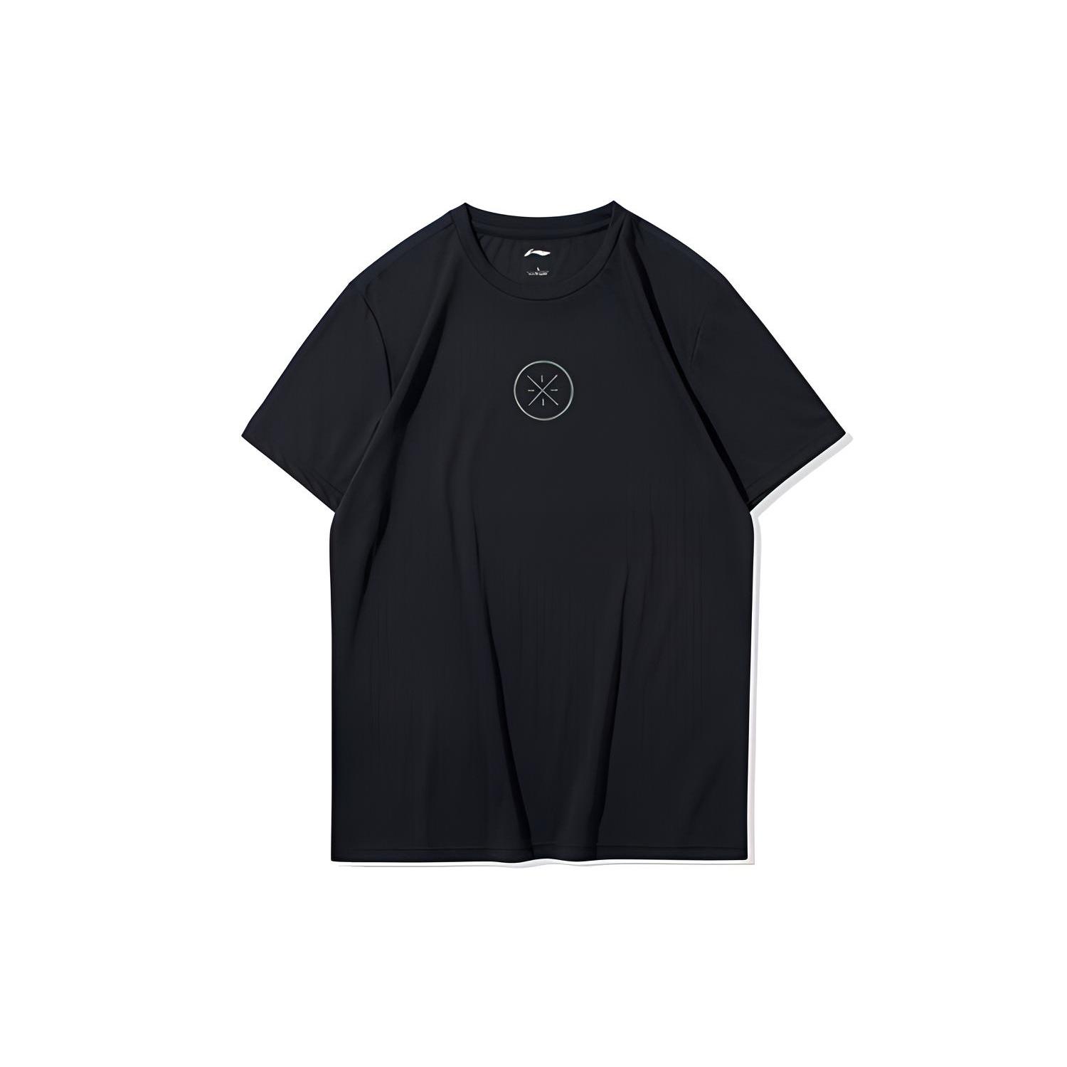 Li Ning Wade Collection T Shirt Men s New Standard Black ATSQ285-3 L