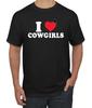 I Heart Cowgirls Classic Funny Heart Cowboy Hat Men's T- Shirt