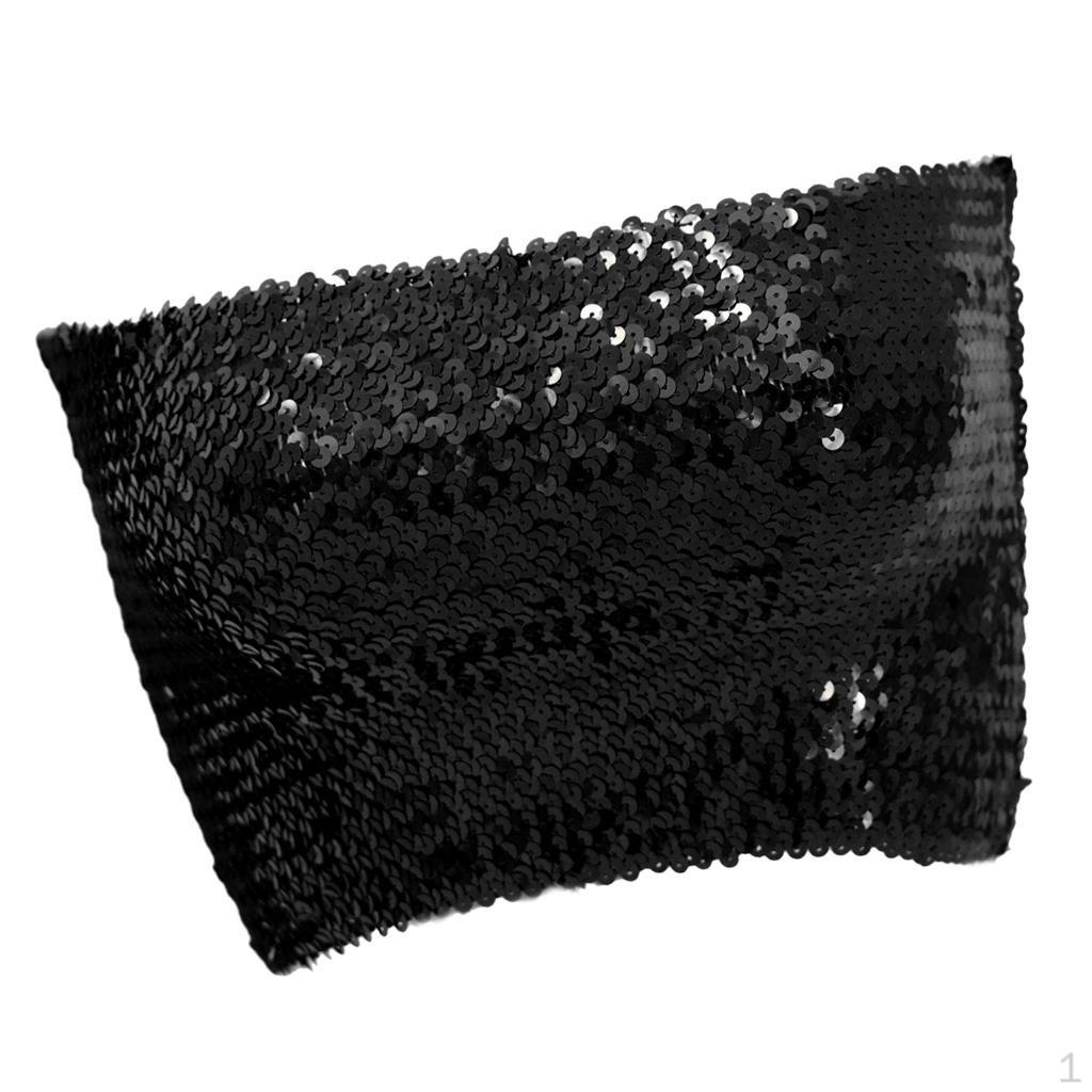 

Sequins Tube Wrap Crop Bra Tops Party Dancewear чорний