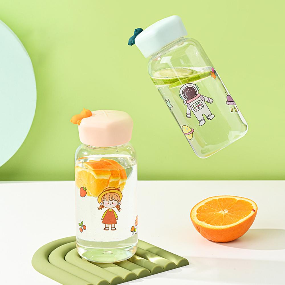 1PC Plastic Cup Leak-Proof With Handle Water Cup Student Classroom Office Outdoor Travel Portable Gift Cup