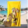 Harv Time Fußball Aufdruck Schnelltrocknendes Strandtuch Super Saugfähig Weich Leichtgewicht Handtuch für Pool Sommer Reisen
