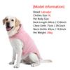 Warm Pet Clothes Adjustable Soft High Neck Puppy Apparel Winter Thicken Fleece Reversible Jacket Coat For Large Dogs Labradors