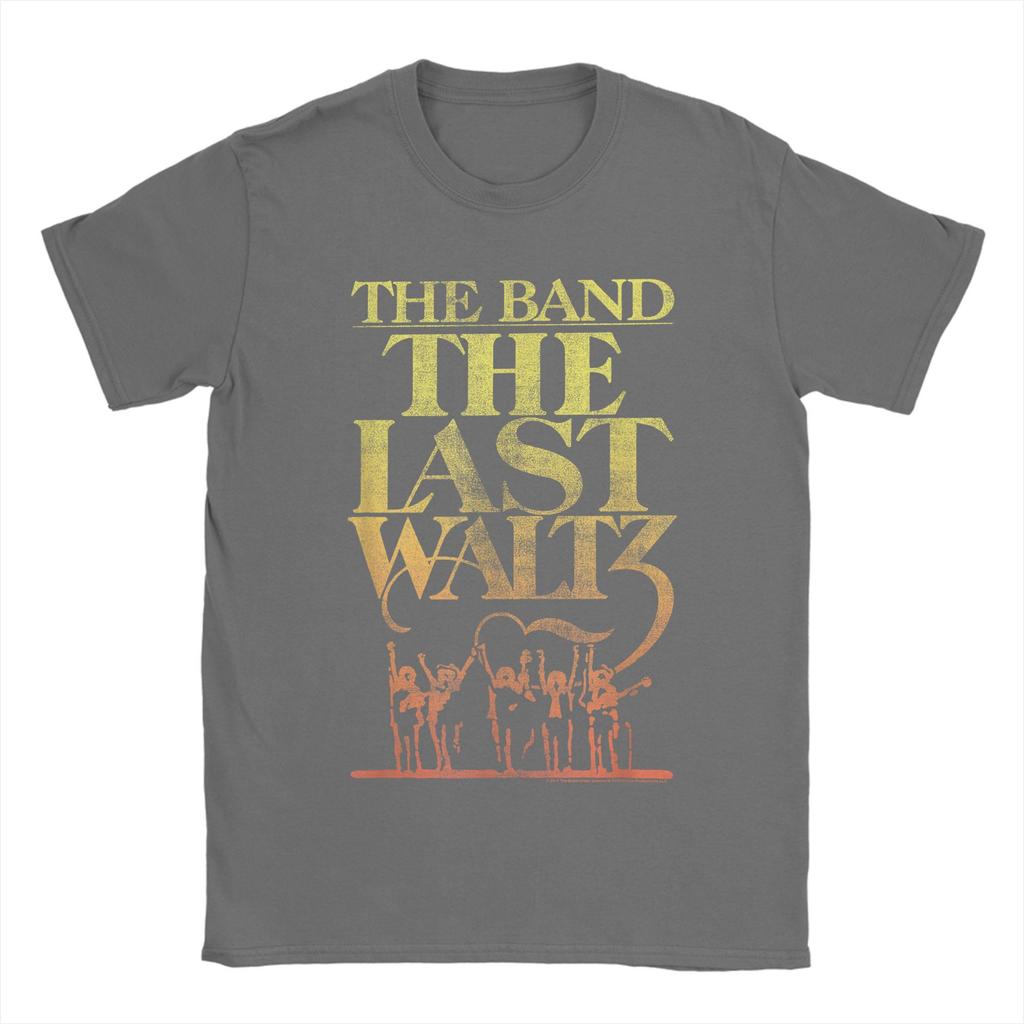 THE BAND THE LAST WALTZ Koszulka Męska Zabawna 100% Bawełna Koszulki Letnie Okrągły Dekolt Modne T-shirty Hurtownia Luźne Top