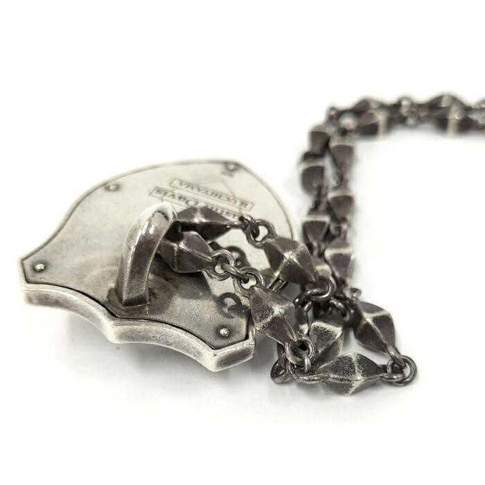 Used Justin DavisH.Uchiyama Necklace Skull Crown SV925 Silver