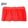 Birthday Party Table Plastic Fine Adhesive Strip Waterproof with Skirt Disposable 420x70cm Heavy-Duty Dining Cover