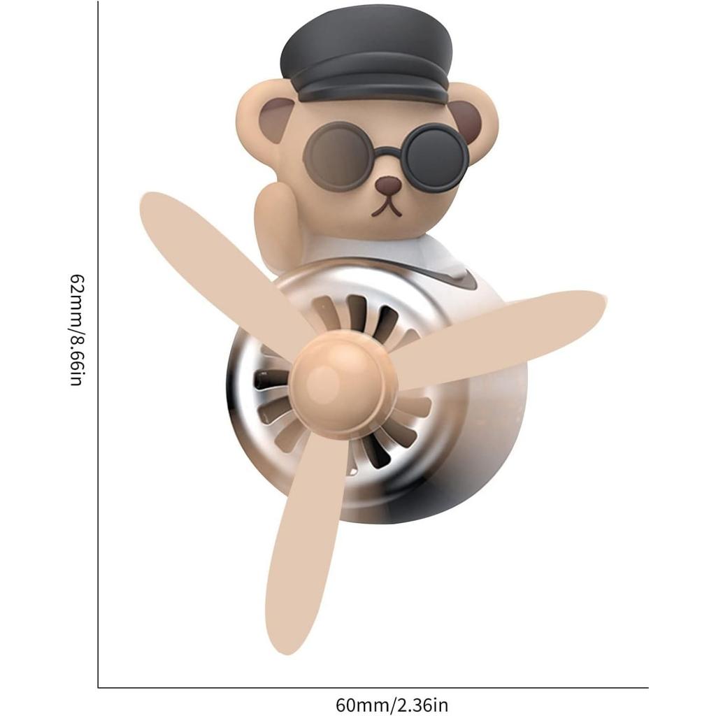 Car Air Freshener Cartoon Automotive Air Outlet Fan Freshener Vent Clips Aroma Diffuser,Car Diffuser,Car Perfume Aromatherapy Ornament Car Accessories