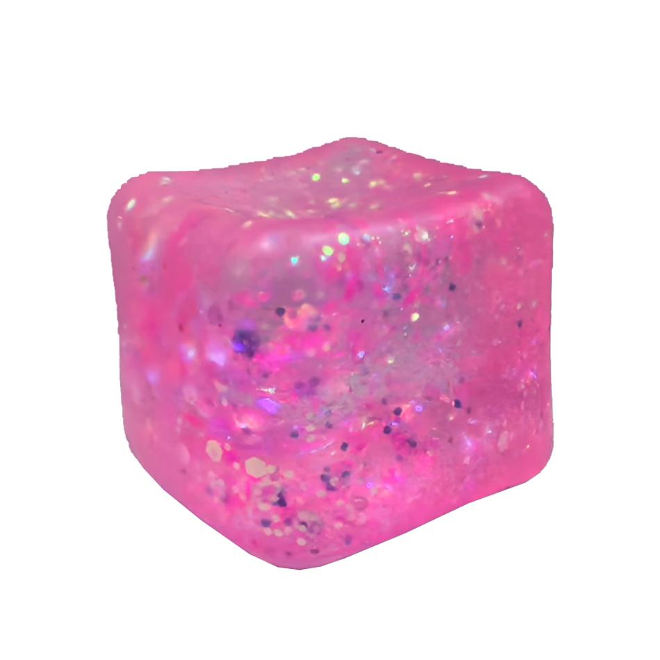 Ice Cubes Sensory Toys Squishy Fidget Stress Cube For Adults Kids Anxiety Stress Relief Hand Therapy Sensory Squishy