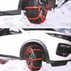YIJU Anti-Skid Snow Chains for Car Motorcycles Winter and Bad Terrain Wheels Anti-slip Emergency Universal Lockout Artifact