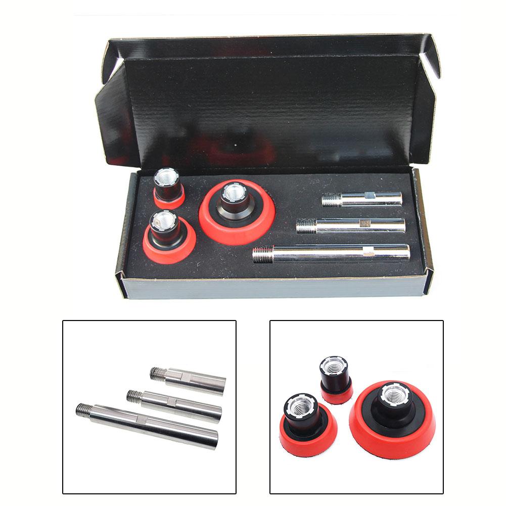 Extension Rods Polishing Pads Set Extension Shafts Polishing Pads Thread Adapter 75/100/140mm For Many Use Easy To Use