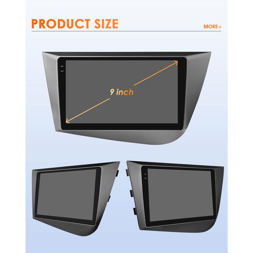 Hizpo Snapdragon 6115 Intelligent Car Radio for Seat Leon MK2 2005-2012 Intelligent Systems Carplay GPS Navigation Stereo Android Auto 2din BT 4G