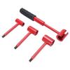 Door Hinge Adjustment Tool Kit 4 In 1 Steel Silicone Hinges Gap Adjusting Wrench Hinge Bender Tool