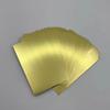 Hall Groove Electroplating Brass Cathode Plate 100*65*0.2mm Special For Hull Cell Testing Experiment Cathode Single Coated