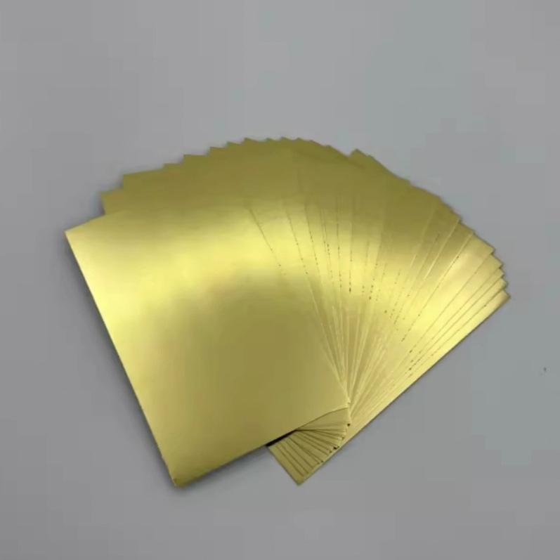 Hall Groove Electroplating Brass Cathode Plate 100*65*0.2mm Special For Hull Cell Testing Experiment Cathode Single Coated