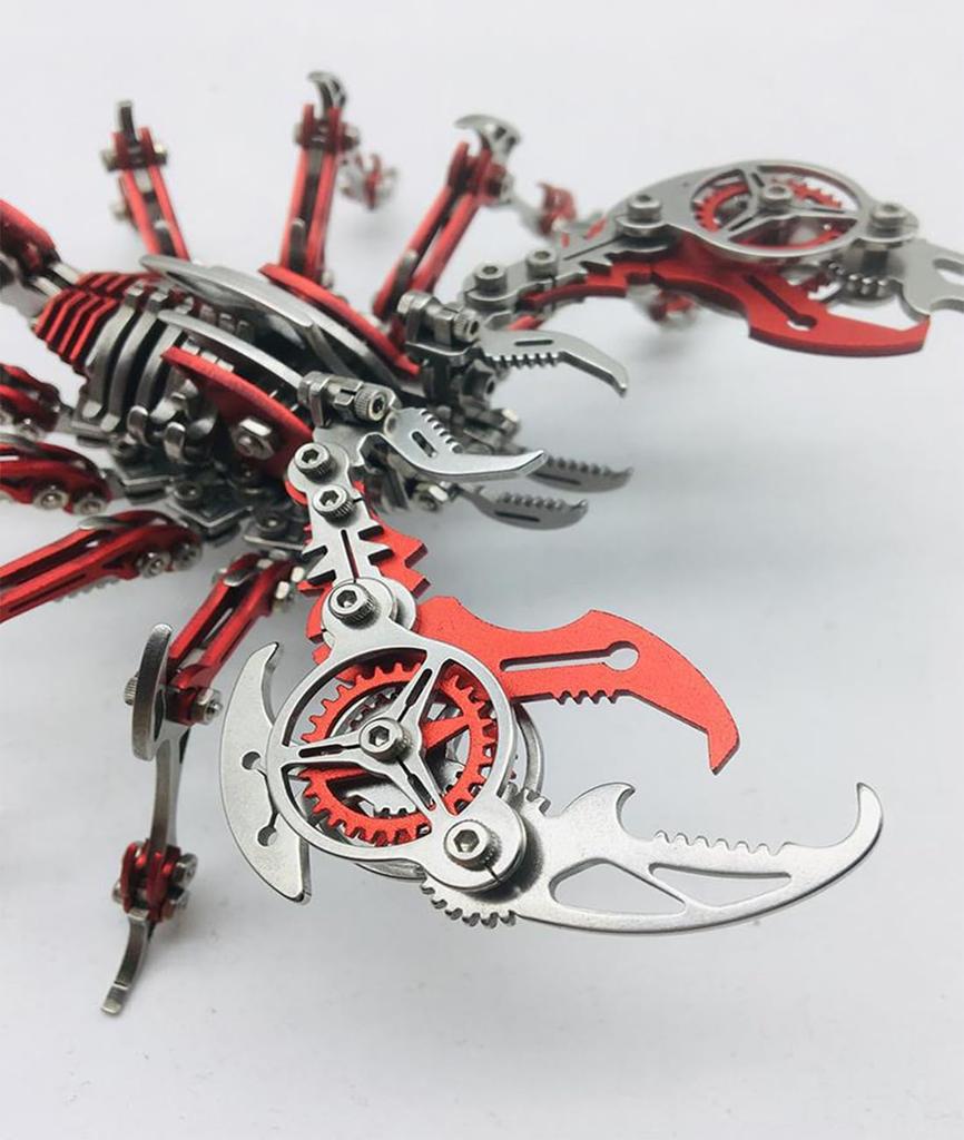 3D Puzzle Scorpion Metal Model 3D Puzzle DIY Assembly Mechanical Puzzle for Adults and 454 Metal Puzzle Building Blocks Gift Scorpion Teens, Pieces,