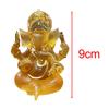 Ganesha Sitting Buddha Statue Sculpture Decorative Stylish Elegant Carving Figurine Tabletop Decoration for Housewarming Gift
