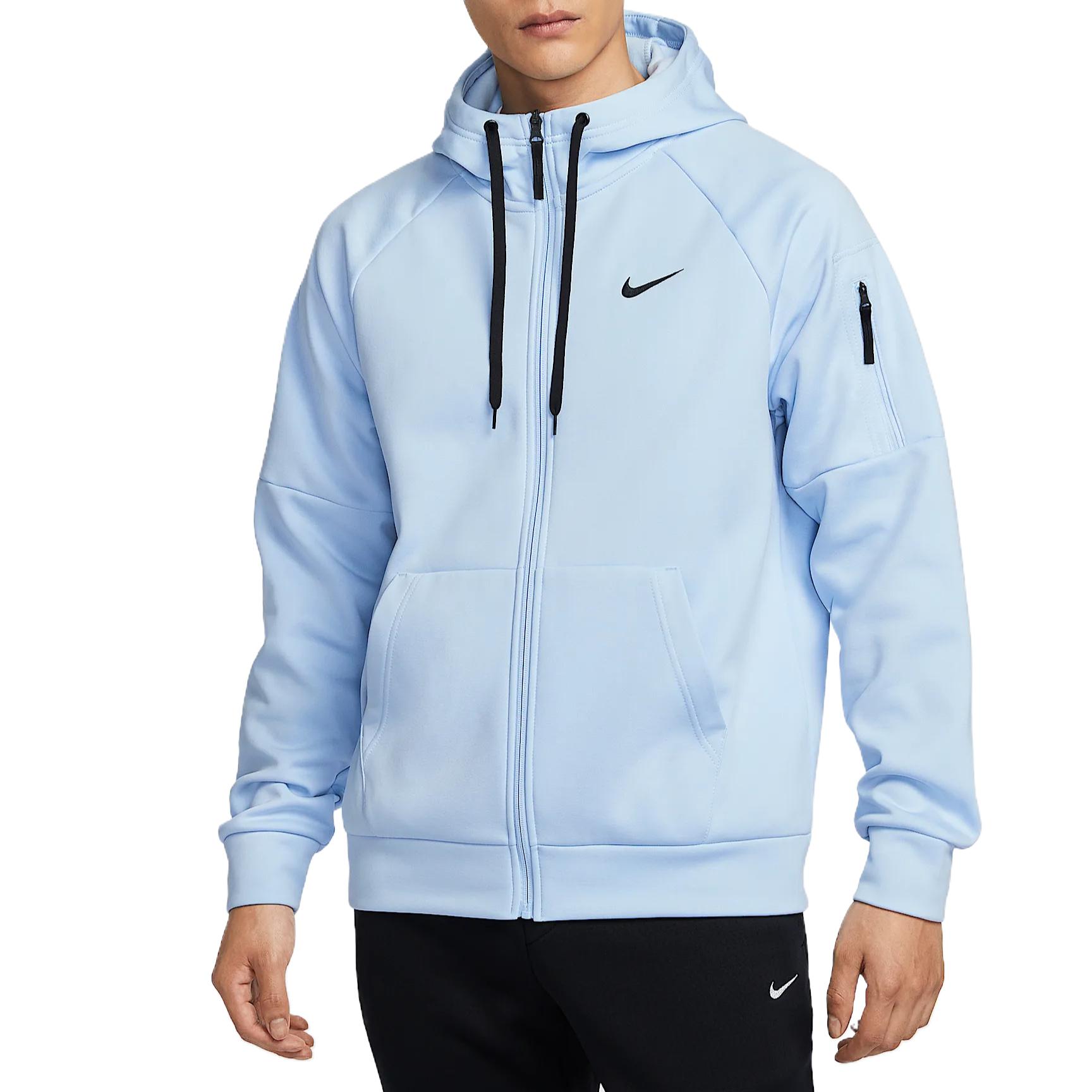 

Nike Therma-Fit Flyknit Fleece Solid Color Raglan Long Sleeve Jacket Men Jacket Stone-Blue Black DQ4831441 XL