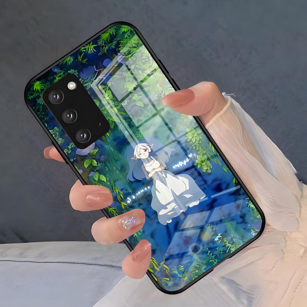 Hot F-Frieren Anime Phone Case For Samsung A25 A13 A33 5G A54 A36 A35 A56 A52 A14 Shockproof Glass Cover