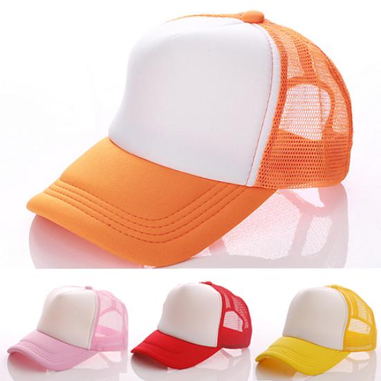 Unisex attraktiv baseballcap Trucker Mesh Blank Visir Justerbar Solhatt