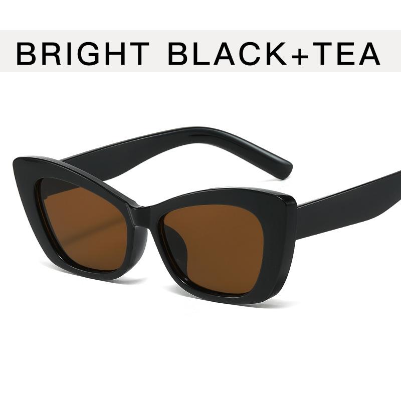 Cat Eye Shape Sunglasses Women European American Style Anti-reflective Female Glasses Vintage Retro Sun Glasses for Men