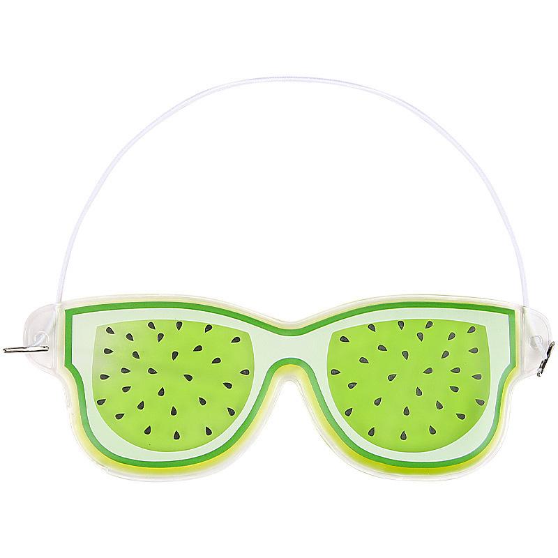 

Summer Frosted Fruit PVC Gel Ice Eye Mask - Cooling Patch Ice Pack Frosted Square