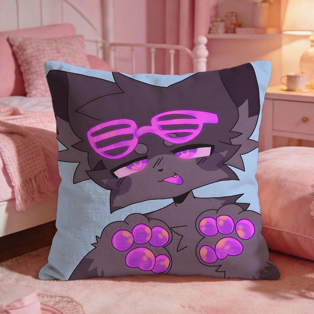 Bboykisser Silly CatS Cushion Cover Premium Comfort Reversible Pillow Cove Two In One Design For Any Room Car Interior
